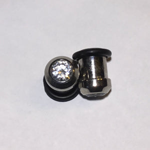 Valkyrie - Stainless steel jeweled plug