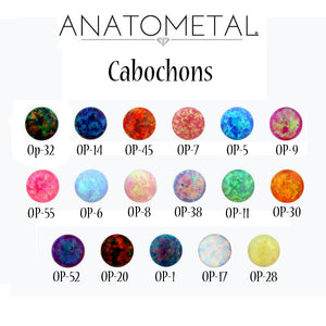Anatometal - 18k Gold Threadless Queen end