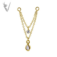 Valkyrie - Gold PVD Stainless steel chain
