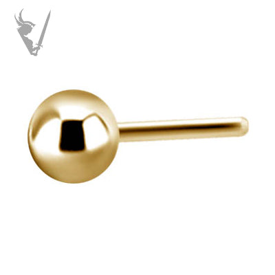 Valkyrie - Threadless titanium gold PVD ball attachment