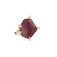 Buddha Jewelry Organics - Elicit - Amethyst + CZ - Threadless End
