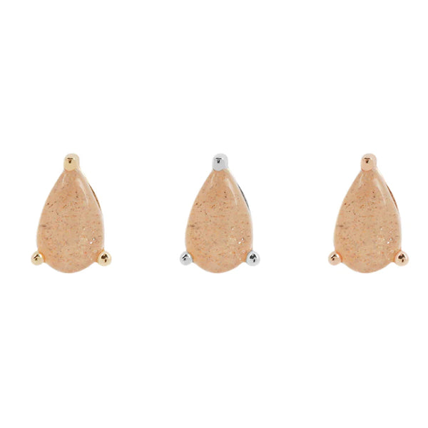 Buddha Jewelry Organics - Sunstone Pear - Threadless End