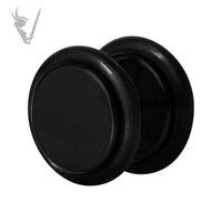 Valkyrie - Black PVD fake plugs
