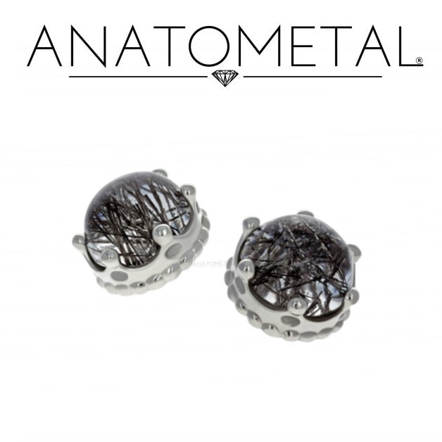 Anatometal - 18k Gold Threadless Queen ends