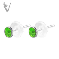 Valkyrie -  Stainless steel ear studs set w/ premium zirconia
