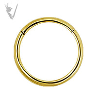 Valkyrie - Gold PVD Stainless steel clicker rings
