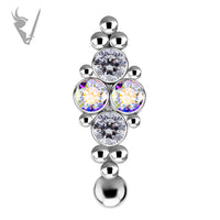 Valkyrie - Titanium  jeweled cluster navel banana
