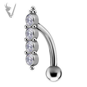 Valkyrie - Titanium  jeweled cluster navel banana