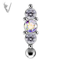 Valkyrie - Titanium  jeweled cluster navel banana
