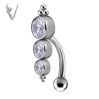 Valkyrie - Titanium  jeweled cluster navel banana
