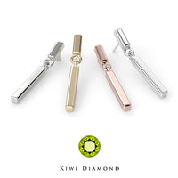 Kiwi Diamond -  L-Bar dangle - threadless end