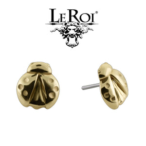 LeRoi - Lady Bug - 14k Threadless End