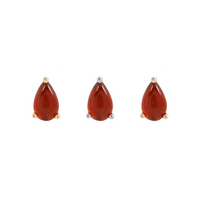 Buddha Jewelry Organics - Garnet Pear - Threadless End
