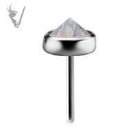 Valkyrie - Titanium threadless attachment set w/ inverted swarovski® zirconia