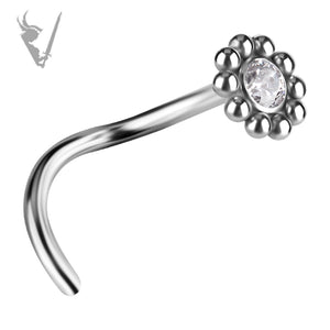 Valkyrie - Titanium  nose stud set w/premium zirconia