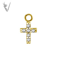 Valkyrie - Gold PVD charm set w/zirconia
