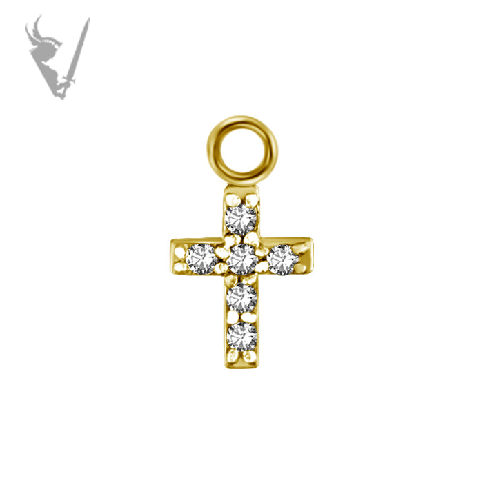 Valkyrie - Gold PVD charm set w/zirconia