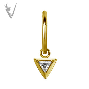 Valkyrie - Gold PVD charm set w/zirconia