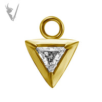 Valkyrie - Gold PVD charm set w/zirconia
