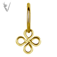 Valkyrie - Gold PVD charm set w/zirconia
