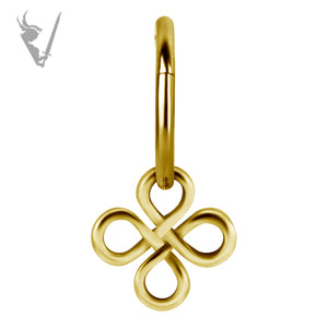 Valkyrie - Gold PVD charm set w/zirconia