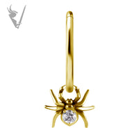 Valkyrie - CoCR/gold PVD charm set w/zirconia