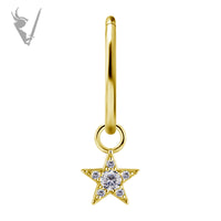 Valkyrie - CoCR/gold PVD charm set w/zirconia
