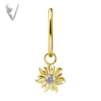 Valkyrie - CoCR/gold PVD charm set w/zirconia
