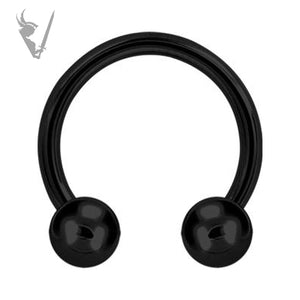 Valkyrie - Black PVD Stainless steel  circular barbells