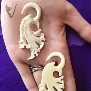 Valkyrie - Bone Ear Hangers