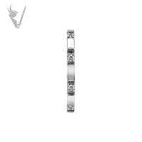 Valkyrie - SS316L Clicker set w. Swarovski® Zirconia
