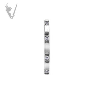 Valkyrie - SS316L Clicker set w. Swarovski® Zirconia