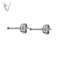 Valkyrie - Stainless steel ball ear studs