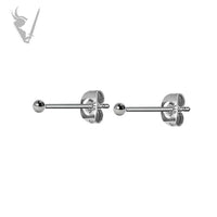 Valkyrie - Stainless steel ball ear studs
