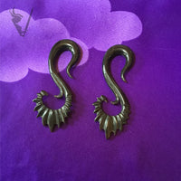 Valkyrie - Horn Carved Ear Hangers
