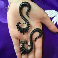 Valkyrie - Horn Carved Ear Hangers
