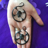 Valkyrie - Skull Ear Hangers
