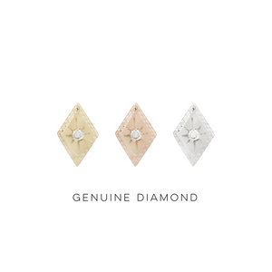 Buddha Jewelry Organics - Etoile - Genuine Diamond - Threadless End