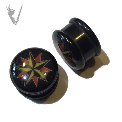 Valkyrie - Acrylic nautical star plugs