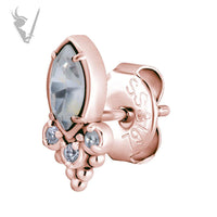 Valkyrie - Gold/rose gold PVD Stainless steel  ear studs
