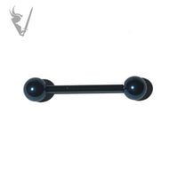 Valkyrie - Stainless steel coloured 14g barbells
