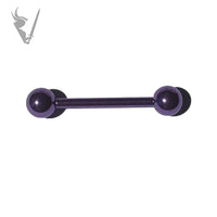 Valkyrie - Stainless steel coloured 14g barbells
