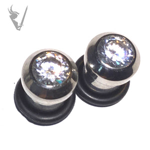 Valkyrie - Stainless steel jeweled plug