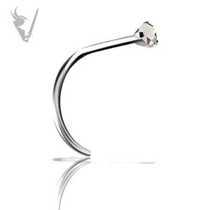 Valkyrie - Titanium  nose stud set w/Swarovski® zirconia